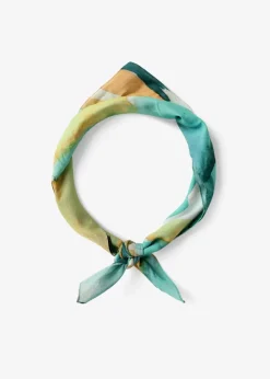 Bandana en coton bio | multicolor "bandana bio baumwolle - grün"