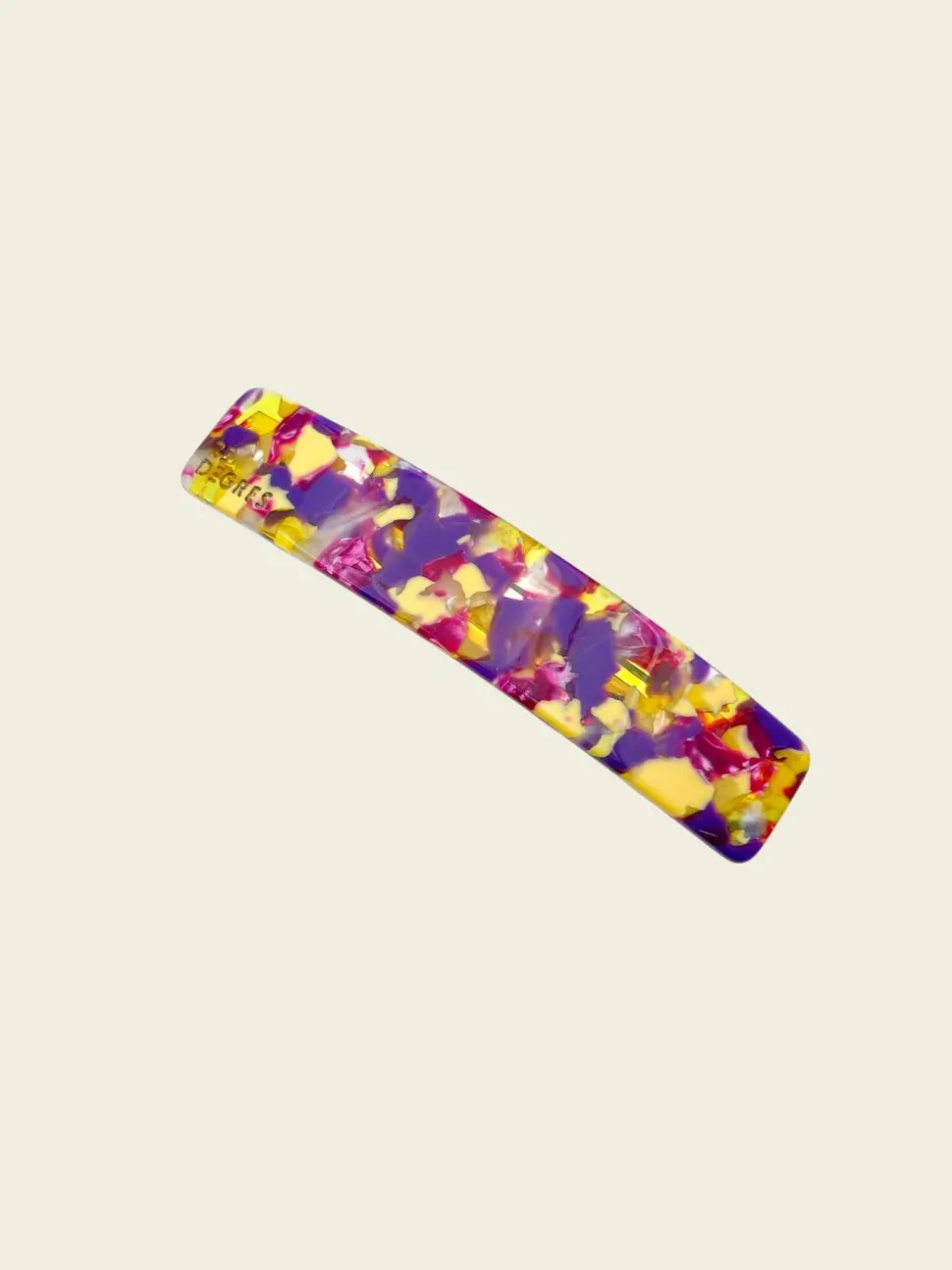 Barrette à cheveux 9cm en acétate | multicolore "barrette 9cm - sunny"