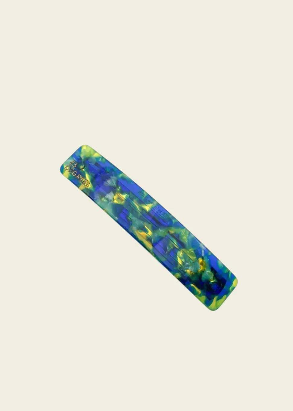 Barrette à cheveux en acétate | bleu "barrette 9cm - sunny"