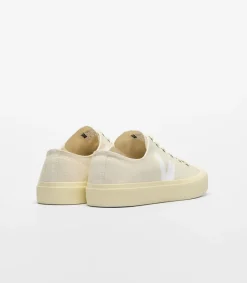 Baskets basses en coton bio | beige "wata ii low - pierre_white"