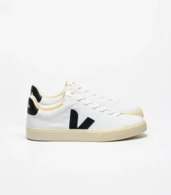 Baskets en coton biologique | blanc et noir 