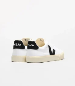 Baskets en coton biologique | blanc et noir 