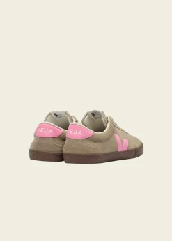 Baskets en cuir | beige "volley - taupe_malibu_bark"