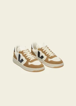 Baskets en cuir certifié | bicolore