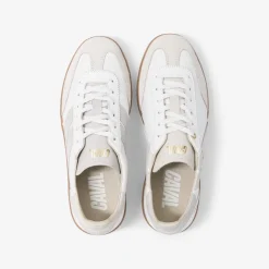 Baskets en cuir certifié | blanc