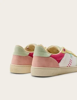 Baskets en cuir certifié et recyclé | multicolore 