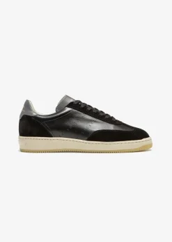 Baskets en cuir certifié | noir "zspgt max nappa suede - black"