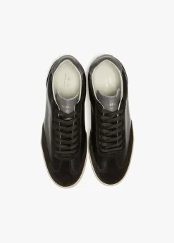 Baskets en cuir certifié | noir "zspgt max nappa suede - black"