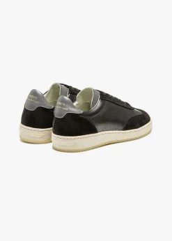 Baskets en cuir certifié | noir 
