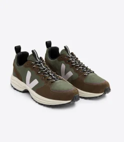 Baskets en cuir certifié | venturi vc suede mud parme multico