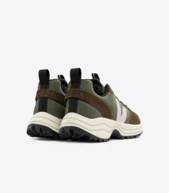 Baskets en cuir certifié | venturi vc suede mud parme multico