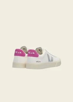 Baskets en cuir | multicolor "campo - white_silver_ultraviolet"