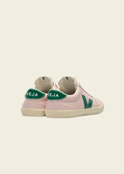 Baskets en cuir | rose