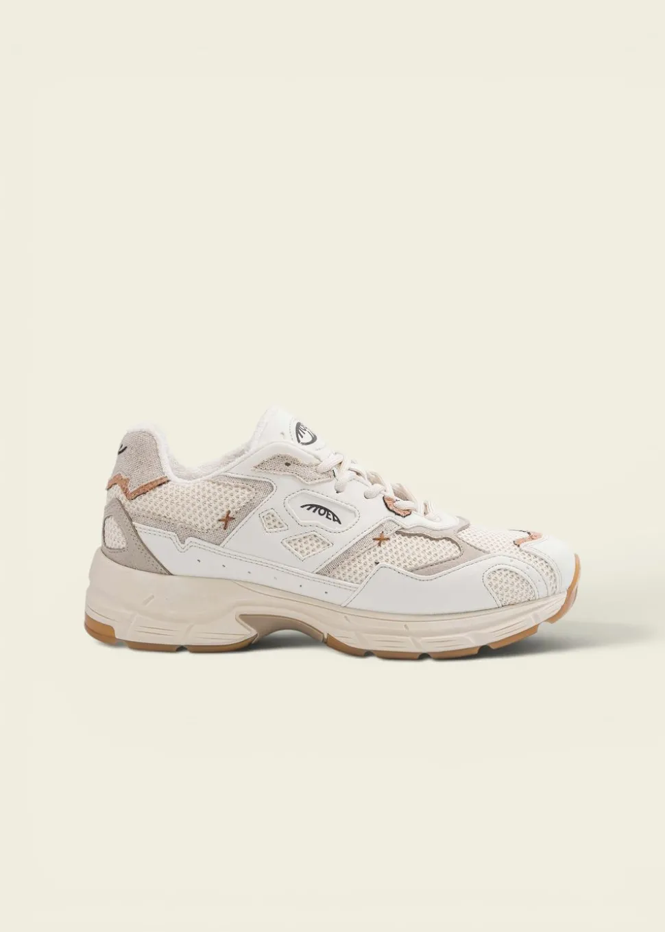 Baskets vegan | beige "rush - craft - corn - beige"
