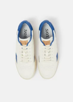 Baskets vegan | blanc et bleu 