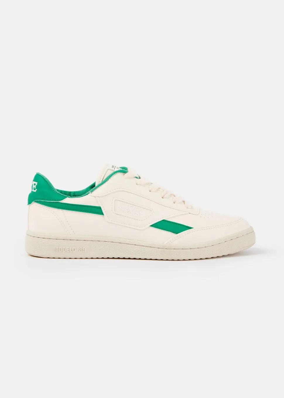 Baskets vegan | blanc et vert "basket en recyclé - modelo '89 icon jade"