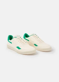 Baskets vegan | blanc et vert "basket en recyclé - modelo '89 icon jade"