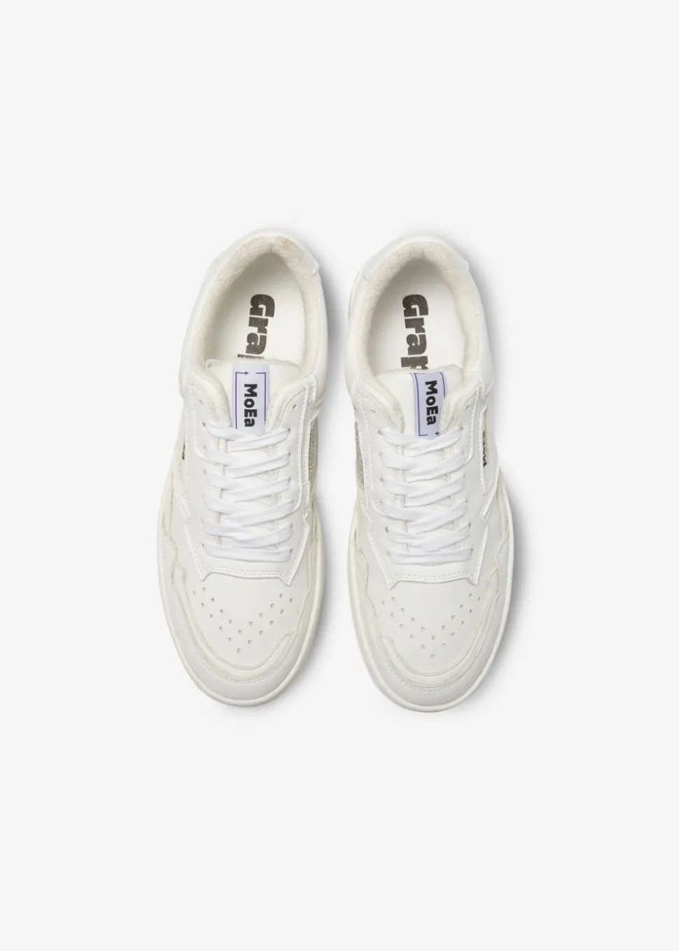 Baskets vegan en matière végétale | blanc "gen 1 corn full white"