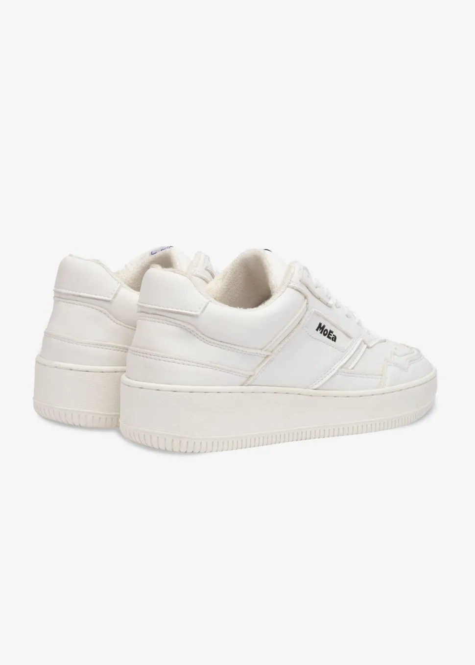 Baskets vegan en matière végétale | blanc "gen 1 corn full white"