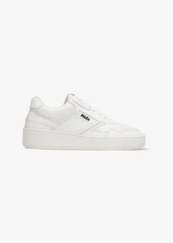 Baskets vegan en matière végétale | blanc