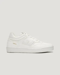 Baskets vegan en recyclé | blanc "retro 90s all white"