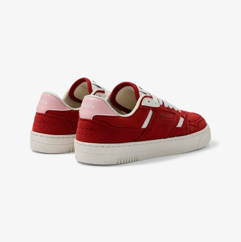 Baskets vegan | gen9 - apple red & pink suede
