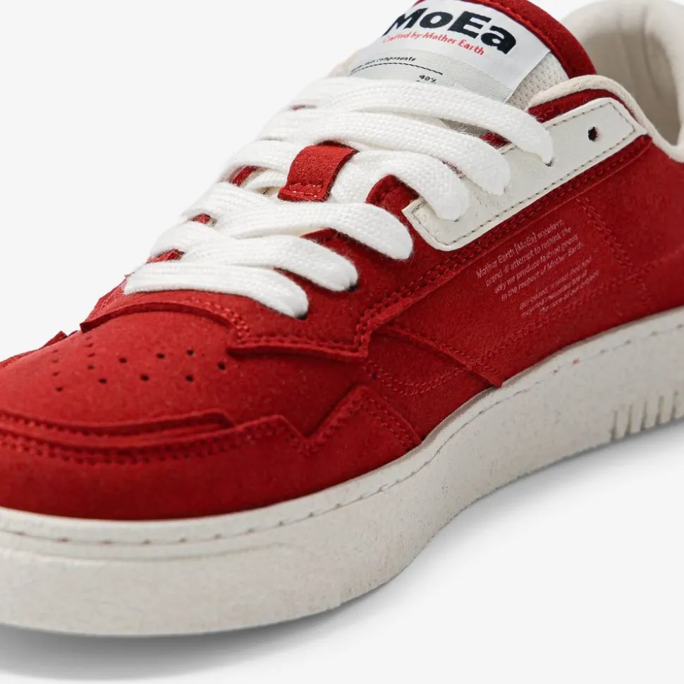 Baskets vegan | gen9 - apple red & pink suede