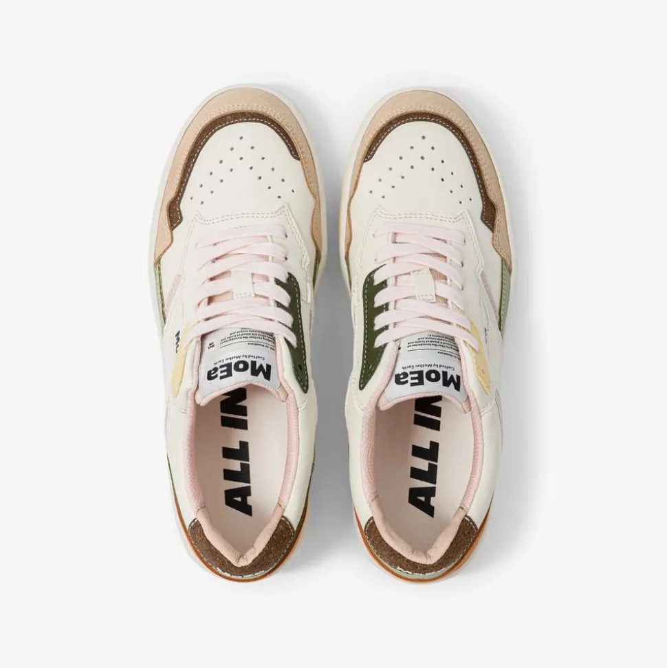 Baskets vegan | multicolore "gen1 - all-in pastel leaf "
