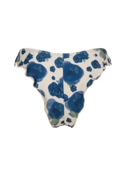 Bas maillot tanga fleurs bleu cocoa - "cocoa-printflower fleurs bleues"
