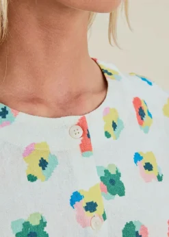Blouse en lin et viscose ecovero | écru 