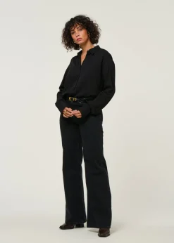 Blouse en viscose ecovero | noir 