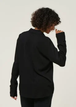 Blouse en viscose ecovero | noir 