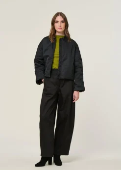 Blouson en matières recyclées | noir 