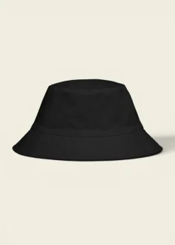 Bob en coton bio | noir "organic cotton bucket hat - black"