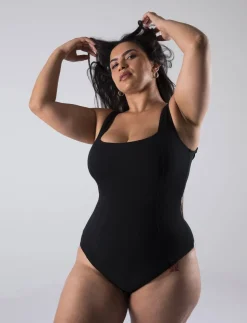 Body en coton bio | noir "emma noir ebène"