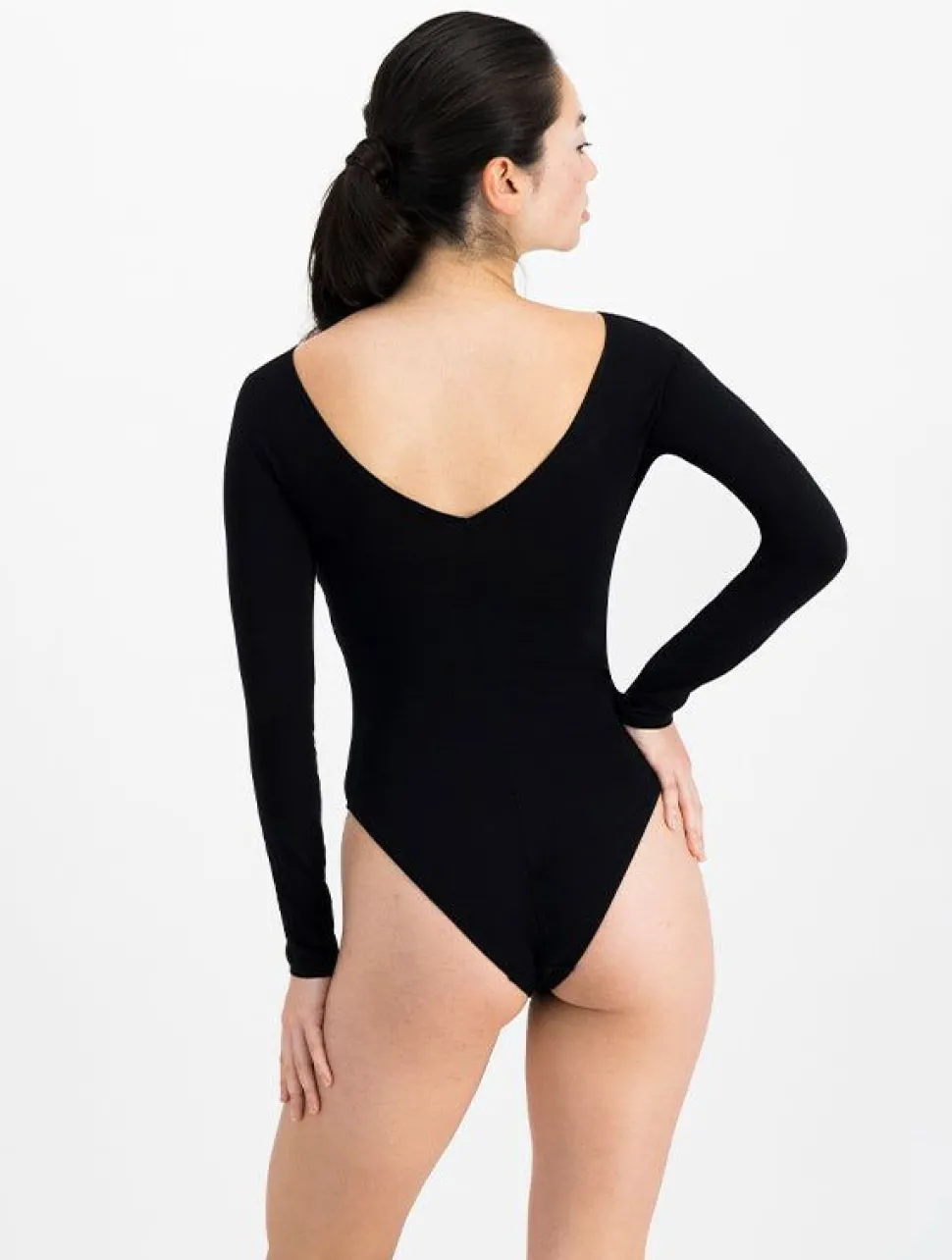Body en coton bio | noir "louise noir ebène"