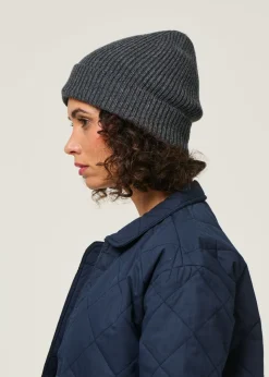 Bonnet en laine mérinos recyclée | gris