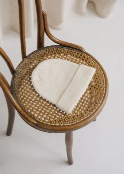 Bonnet en laine mérinos recyclée | écru