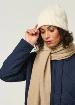 Bonnet en laine mérinos recyclée | écru