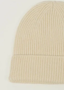 Bonnet en laine mérinos recyclée | écru