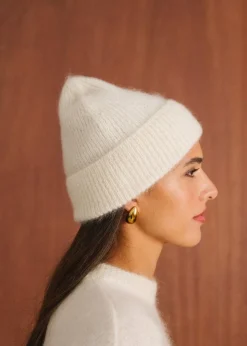 Bonnet en mohair certifié | écru 