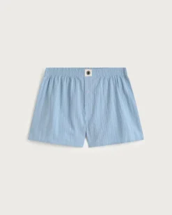 Boxer en coton biologique | bleu "skyway boxer - blue"