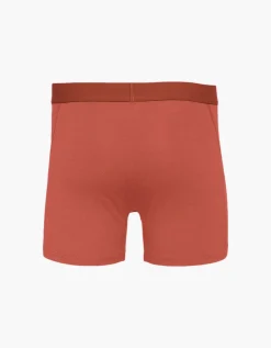 Boxer en coton bio | rouille "dark amber"