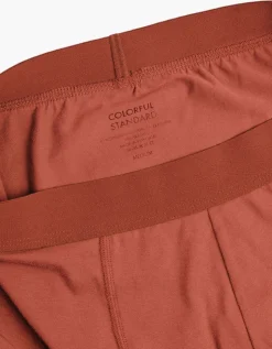 Boxer en coton bio | rouille 