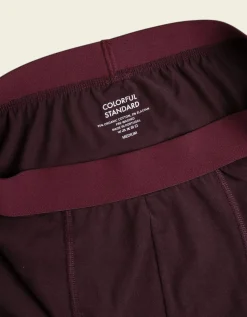 Boxer uni en coton bio | bordeaux 
