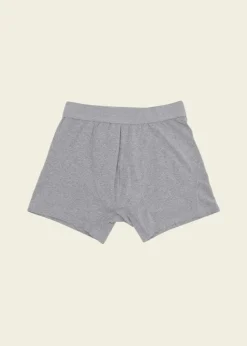 Boxer uni en coton bio | gris 