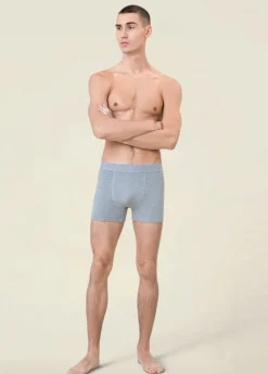 Boxer uni en coton bio | gris 