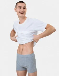 Boxer uni en coton bio | gris "lava grey"
