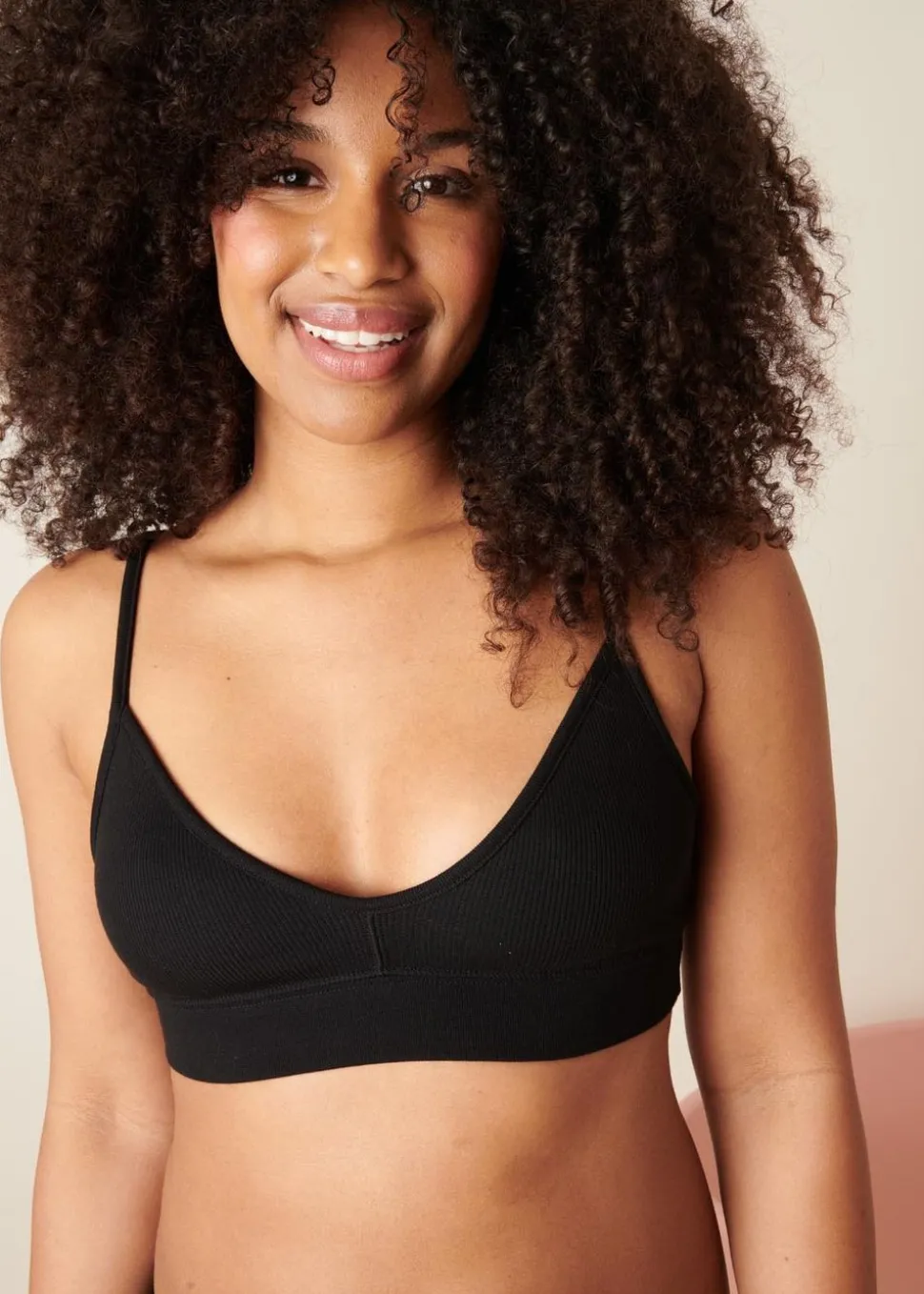 Brassiere en coton bio | noir "pirate black"
