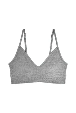 Brassière coton bio | gris chiné